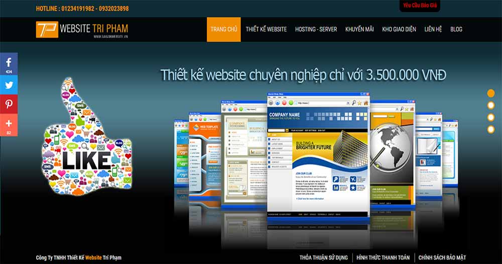 Công ty thiết kế website Trí Phạm