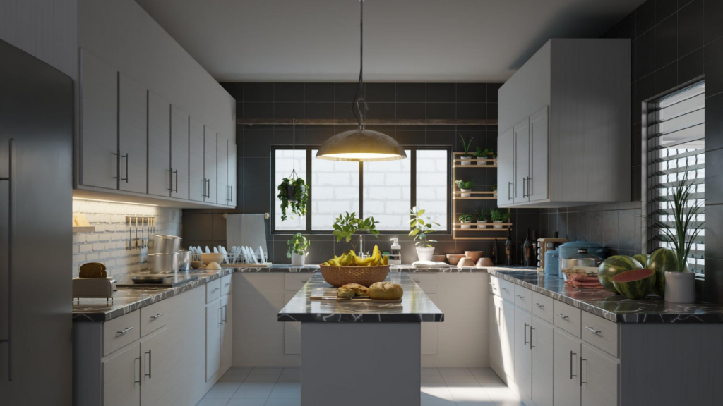1. Thiết kế nội thất phòng bếp và quy tắc “Tọa hung hướng cát”