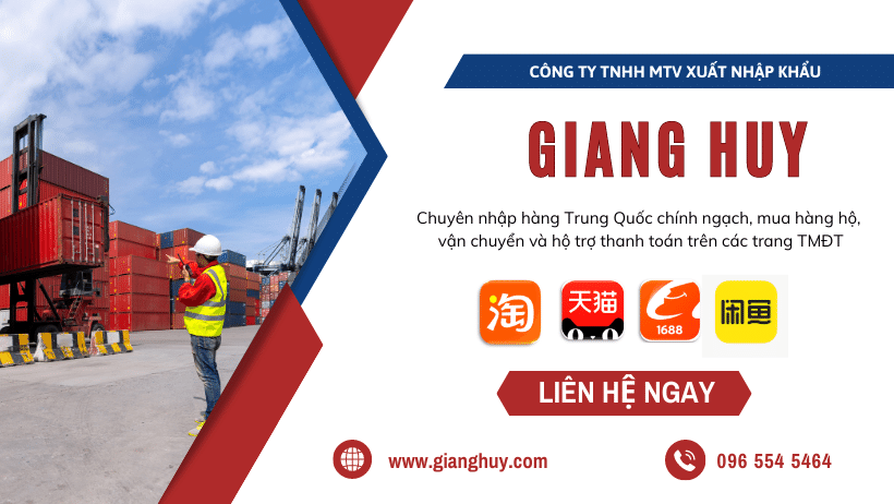 GiangHuy Logistics - Công ty nhập hàng Trung Quốc – Việt Nam