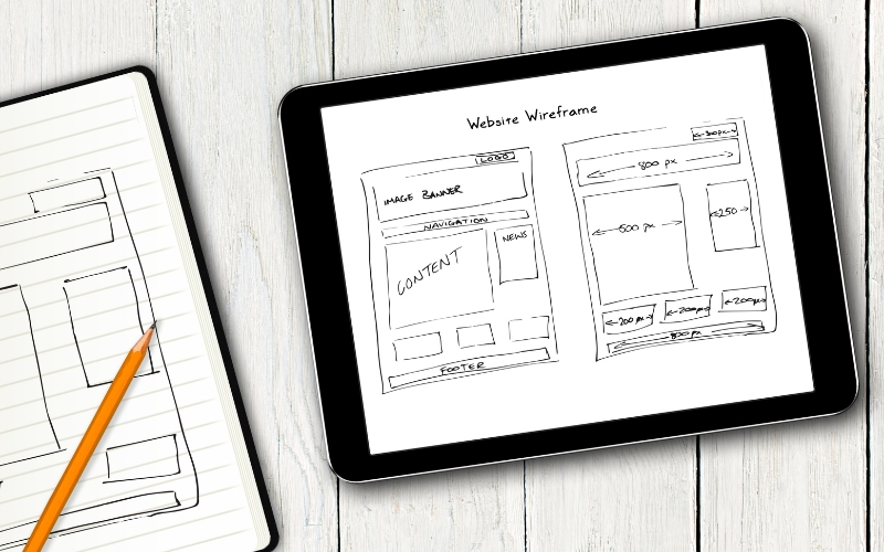 thiết kế wireframe