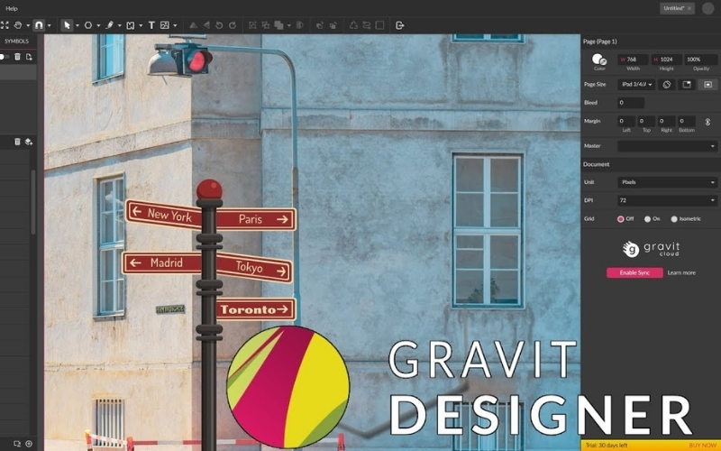 phần mềm đồ họa Gravit Designer