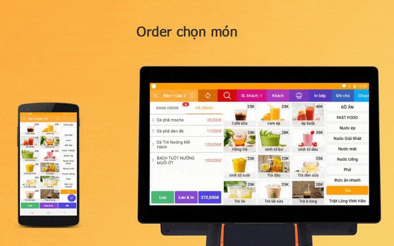 Phần mềm quản lý quán cafe iPOS