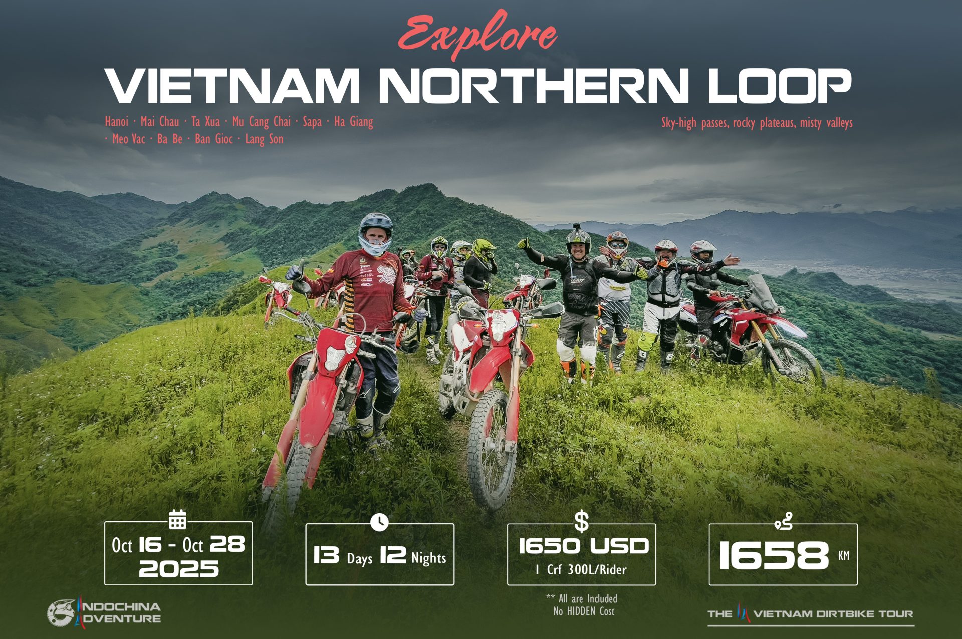 Tour phượt miền Bắc trọn gói tại IAdventureTours