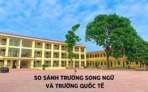 so sánh trường song ngữ và trường quốc tế